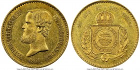 Pedro II gold 20000 Reis 1851 MS61 NGC, Rio de Janeiro mint, KM463. Small bust type. AGW 0.5286 oz. 

HID09801242017