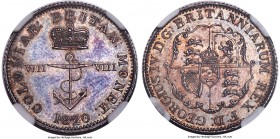 British Colony. George IV Proof 1/8 Dollar 1820 PR63 NGC, KM2. A captivating choice specimen, its technical quality finer than one would assume for it...