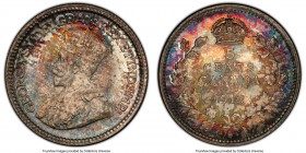 George V 5 Cents 1913 MS67 PCGS, Ottawa mint, KM22. A piece which, visually, strikes the viewer as nearly unimprovable, an already very clean finish l...