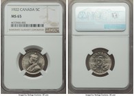 George V 17-Piece Certified 5 Cent Date Set 1922-1936 NGC, 1) 5 Cents 1922 - MS65 2) 5 Cents 1923 - MS64 3) 5 Cents 1924 - MS64 4) 5 Cents 1925 - MS62...