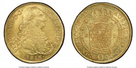 Ferdinand VII gold 8 Escudos 1813 NR-JF AU58 PCGS, Nuevo Reino mint, KM66.1, Restrepo-127.15. AGW 0.7614 oz. 

HID09801242017