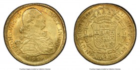 Ferdinand VII gold 8 Escudos 1819 NR-JF AU58 PCGS, Nuevo Reino mint, KM66.1, Cal-82. AGW 0.7614 oz. 

HID09801242017