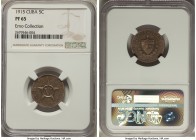 Republic Proof 5 Centavos 1915 PR65 NGC, KM11.1. Selections from the EMO Collection Cabinet

HID09801242017