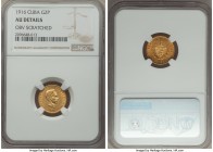 Republic 3-Piece Lot of Certified gold Multiple Pesos 1916 NGC, 1) 2 Pesos - AU Details (Obverse Scratched), KM17 2) 4 Pesos - AU Details (Reverse Scr...