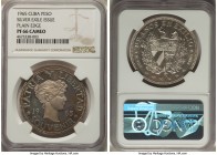 Exile Issue silver Proof Souvenir Peso 1965 PR66 Cameo NGC, KM-XM5. Plain edge variety.

HID09801242017