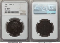 British Colony. Victoria Piastre 1881 XF45 Brown NGC, KM3.1. Thin 1 variety. A better variety for the date which rapidly escalates in rarity outside o...