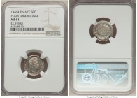 Louis Philippe I Restrike 50 Centimes 1846-A MS61 NGC, Paris mint. 2.90 gm. Plain edge restrike with a thick planchet. Unique and therefore unlisted i...