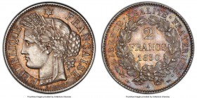 Republic 2 Francs 1850-A MS63 PCGS, Paris mint, KM760.1, Gad-522, F-261. A fully choice specimen with pleasing toning and strong die polish.

HID09801...