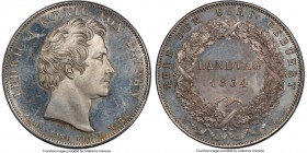 Bavaria. Ludwig I "Landtag" Taler 1834 MS64 PCGS, KM-A765. Struck to honor the Provincial Legislature. Razor sharp and nearly medallic in character, t...