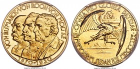 Weimar Republic gold Specimen "Mecklenburg Personalities" Medal 1930 SP67 PCGS, Schlumberger-91. 6.41gm.

HID09801242017