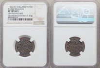William I, the Conqueror (1066-1087) Penny ND (1070-1072) XF Details (Obverse Scratched) NGC, Lincoln mint, Outhgrim as moneyer, Canopy type, S-1252, ...