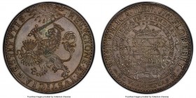 James I silver "Synod of Dort" Medal 1619 AU58 PCGS, MI-I-223/79. 59mm, 40.1gm. By Cornelius Wyntjes. Produced in the Netherlands to mark the Synod of...