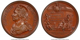 Oliver Cromwell bronzed Specimen Memorial Medal ND (c. 1731) SP64 PCGS, Eimer-203. 38mm. Struck by J. Dassier in 1731.

HID09801242017