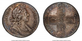 William III Shilling 1700 MS63 PCGS, KM504.1, S-3516, ESC-1121. Bearing William's attractive fifth portrait, a toned and lustrous selection.

HID09801...