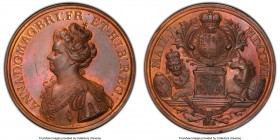 Anne bronze Specimen "Union of England and Scotland" Medal ND (1707) SP64 Red and Brown PCGS, Eimer-424. By John Croker.

HID09801242017