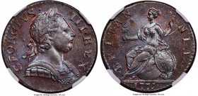 George III 1/2 Penny 1771 MS66 Red and Brown NGC, KM601, S-3774. At the highest grade level for this type within either NGC or PCGS’s databases. Fanta...