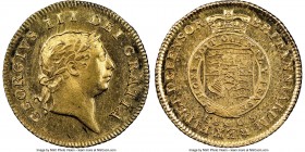 George III gold 1/2 Guinea 1809 MS64 NGC, KM651, S-3737. A handsome near-gem of this popular type, free of any significant abrasions in the fields and...