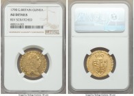 George III gold Guinea 1798 AU Details (Reverse Scratched) NGC, KM609, S-3729. A reasonably pleasing example of this "spade" type, the strike well-def...