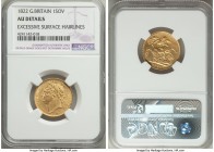 George IV gold Sovereign 1822 AU Details (Excessive Surface Hairlines) NGC, KM682, S-3800. AGW 0.2355 oz.

HID09801242017