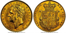 George IV gold Sovereign 1829 MS62 NGC, KM696, S-3801. Impressive from all angles with only the most minor scattering of bagmarks to preclude a choice...