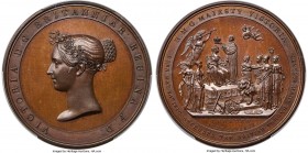 Victoria bronzed copper Proof "Coronation" Medal 1838 SP67 PCGS, BHM-1807. 64.5mm. By J. Davis. A very rare coronation type seldom offered – and prese...