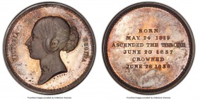 Victoria silver Specimen Restrike "Coronation" Medal 1838-Dated (1969) SP64 PCGS, BHM-1840. Restrike #169.

HID09801242017