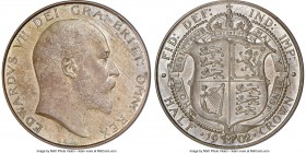 Edward VII Matte Proof 1/2 Crown 1902 PR65 NGC, KM802, S-3980. Boasting a very high grade for type with appealingly toned surfaces. 

HID09801242017