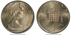 Elizabeth II Mint Error - Wrong Planchet New Penny 1978 MS64 PCGS, KM915. Struck on 2.8gm copper nickel planchet.

HID09801242017