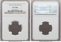 Republic Centime L'An 28 (1831) VF25 Brown NGC, KM-A21. Maintaining bold integral details in spite of heavy circulation. 

HID09801242017