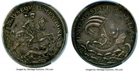 Franz Joseph I Medallic Restrike Taler 1896 AU55 PCGS, Kremnitz mint, KM-X16. Highly desirable, a captivating medallic Taler with dynamically engraved...