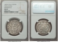 Papal States. Innocent XI Testone Anno IX (1685) MS65 NGC, Rome mint, KM469. Presently tied for the finest of this date and type at NGC, the surfaces ...