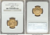 Piedmont. Subalpine Republic gold 20 Francs L'An 9 (1800/1801) MS62 NGC, Turin mint, KM-C5. Struck as a one-year type following Napoleon's victory in ...