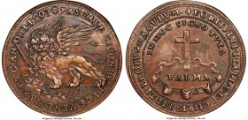 Venice. Palmanova Fortress copper Medal 1593 AU53 Brown NGC, Voltolina-691. 43 mm.

HID09801242017