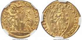 Venice. Ludovico Manin gold Zecchino ND (1789-1797) MS65 NGC, KM755, Fr-1445. LVDO • MANIN • | S | • M | • V | E | N | E | T / SIT • T • XPE • DAT • Q...