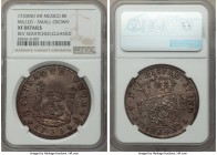 Philip V "Milled" 8 Reales 1733 Mo-MF XF Details (Reverse Scratched, Cleaned) NGC, Mexico City mint, KM103. Small crown variety. A more attainable rep...
