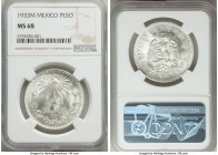 Estados Unidos Peso 1933-M MS68 NGC, Mexico City mint, KM455.

HID09801242017