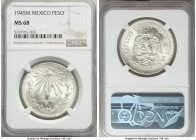 Estados Unidos Peso 1945-M MS68 NGC, Mexico City mint, KM455.

HID09801242017