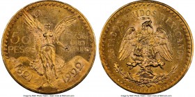 Estados Unidos gold 50 Pesos 1922 MS63 NGC, Mexico City mint, KM481, Fr-172. AGW 1.2056 oz. 

HID09801242017