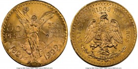 Estados Unidos gold 50 Pesos 1929 MS65 NGC, Mexico City mint, KM481, Fr-172. AGW 1.2056 oz.

HID09801242017