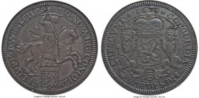 West Friesland. Provincial Ducaton 1673 XF45 NGC, KM63.1, Dav-4941. An engaging graphite-toned example of this rider type exhibiting sharp detailing a...