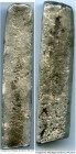 Novgorod cut silver "Bar-Shaped" 1/2 Grivna ND (c. 13th-14th Century) XF, cf. Petrov-132 (for uncut specimen), Spassky-pg. 65, Fig. 44. 65x13x16mm. 98...