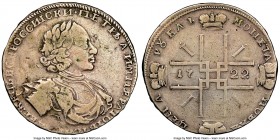 Peter I Rouble 1722 VF20 NGC, KM162.1.

HID09801242017