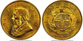 Republic gold "Double Shaft" Pond 1892 MS60 NGC, KM10.1. Mintage: 16,000. A famous South African variety that proves surprisingly fleeting at the Mint...