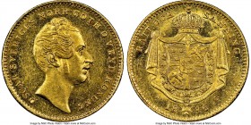 Oscar I gold Ducat 1846/4-AG MS61 NGC, Stockholm mint, KM-Unl. (cf. KM668). Conservatively graded with reflective fields. 

HID09801242017