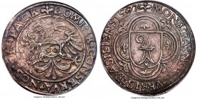 Basel. Bishropric Gulden Taler of 60 Kreuzer 1577 AU55 PCGS, Dav-158.

HID09801242017