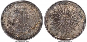 Geneva. Canton 12 Florins 9 Sols (Taler) L'An IV (1795)-TB MS62 PCGS, KM111, Dav-1769. An extremely appealing cantonal Taler-type, the surfaces highly...