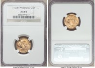 Confederation gold 10 Francs 1922-B MS68 NGC, Bern mint, KM36.

HID09801242017