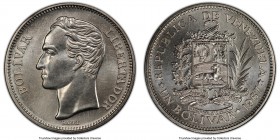 Republic Specimen Bolivar 1967-(l) SP67 PCGS, British Royal mint, KM-Y42. Ex. Kings Norton Mint Collection.

HID09801242017