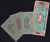 Czechoslovakia Lot of 4 Banknotes 1919 - 1944
1 Koruna 1919 & 20 Mark 1944
