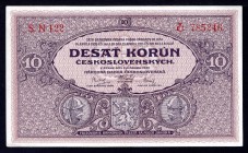 Czechoslovakia 10 Korun 1927 
P# 20a; # N122 785246